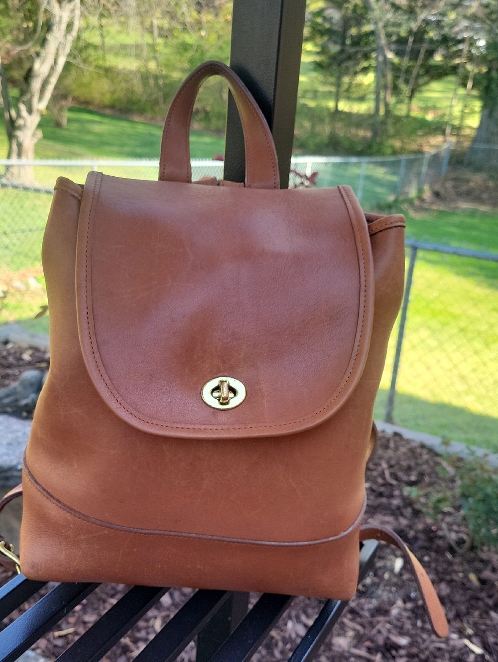 Coach Y2K Day Pack With Twist Lock